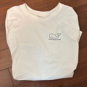 Vineyard Vines Cream Long Sleeve Shirt